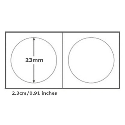 23mm Coin 2x2 Flips Holders - UK Stock - Quantity 50 - Other Sizes Available