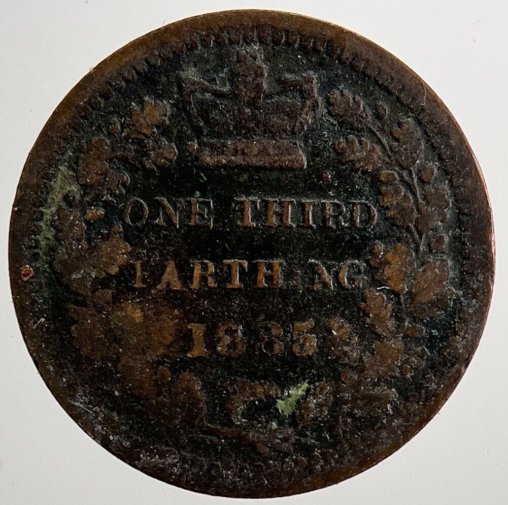 1885 Victoria 1/3 One Third Farthing Coin | Collectable Grade | a5037
