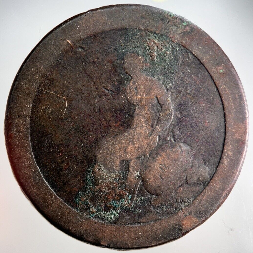 1797 George III Cartwheel One Penny Coin | Fair Grade | a3215