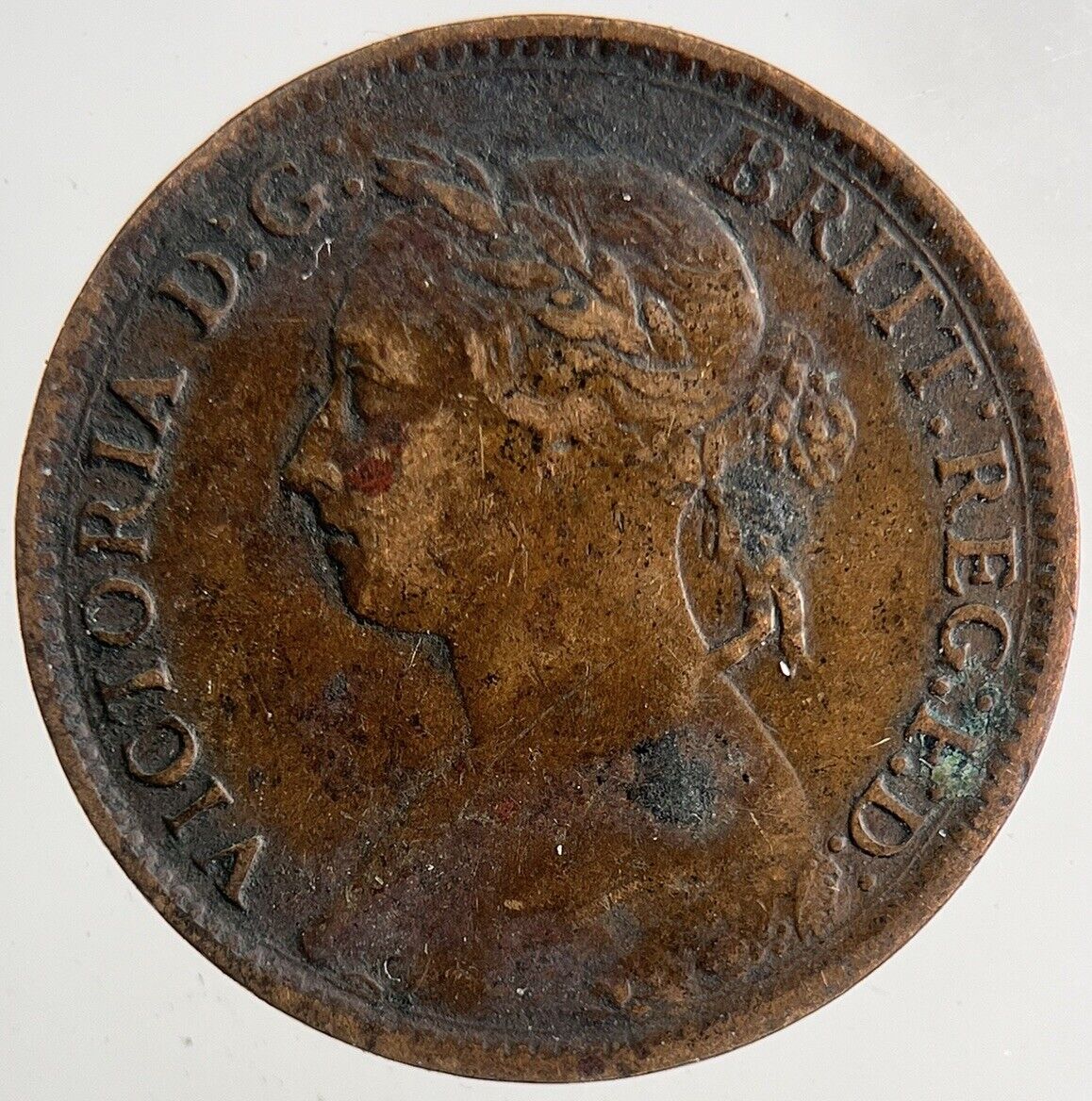 1886 Victoria Farthing Coin | Fine Collectable Grade | a9208