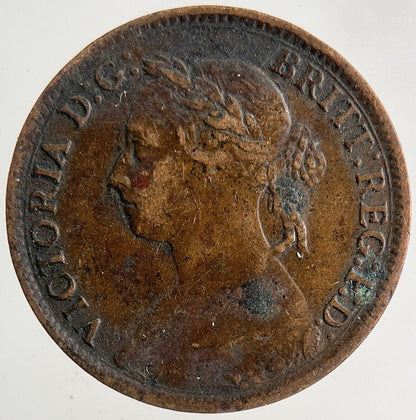 1886 Victoria Farthing Coin | Fine Collectable Grade | a9208