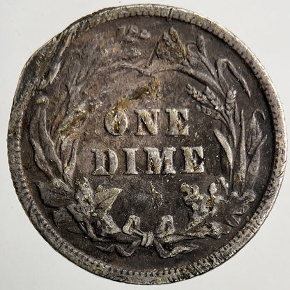 1906 US USA Barber One Dime Silver Coin | Collectable Grade | a5519