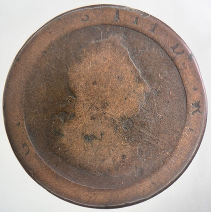 1797 George III 3rd Cartwheel One Penny Coin | Fair Grade