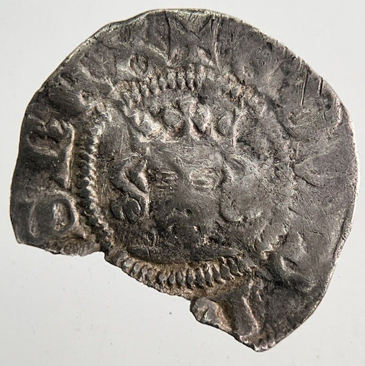 1327 - 77 Edward III Half - Penny Silver Hammered Coin | a6922