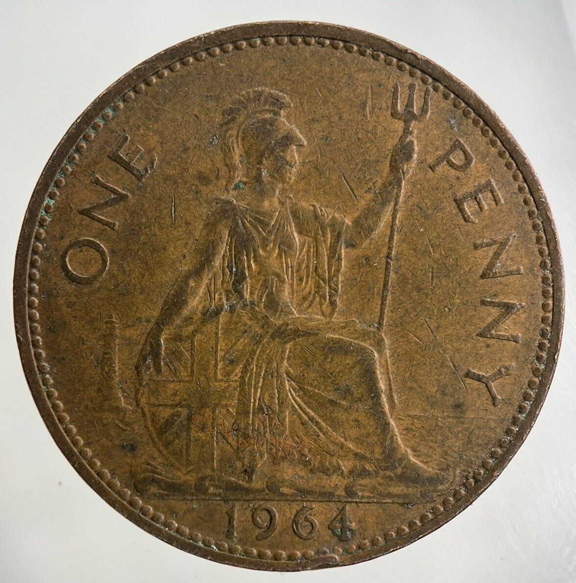 1964 Elizabeth II 2nd One Penny Coin | Fine Collectable Grade