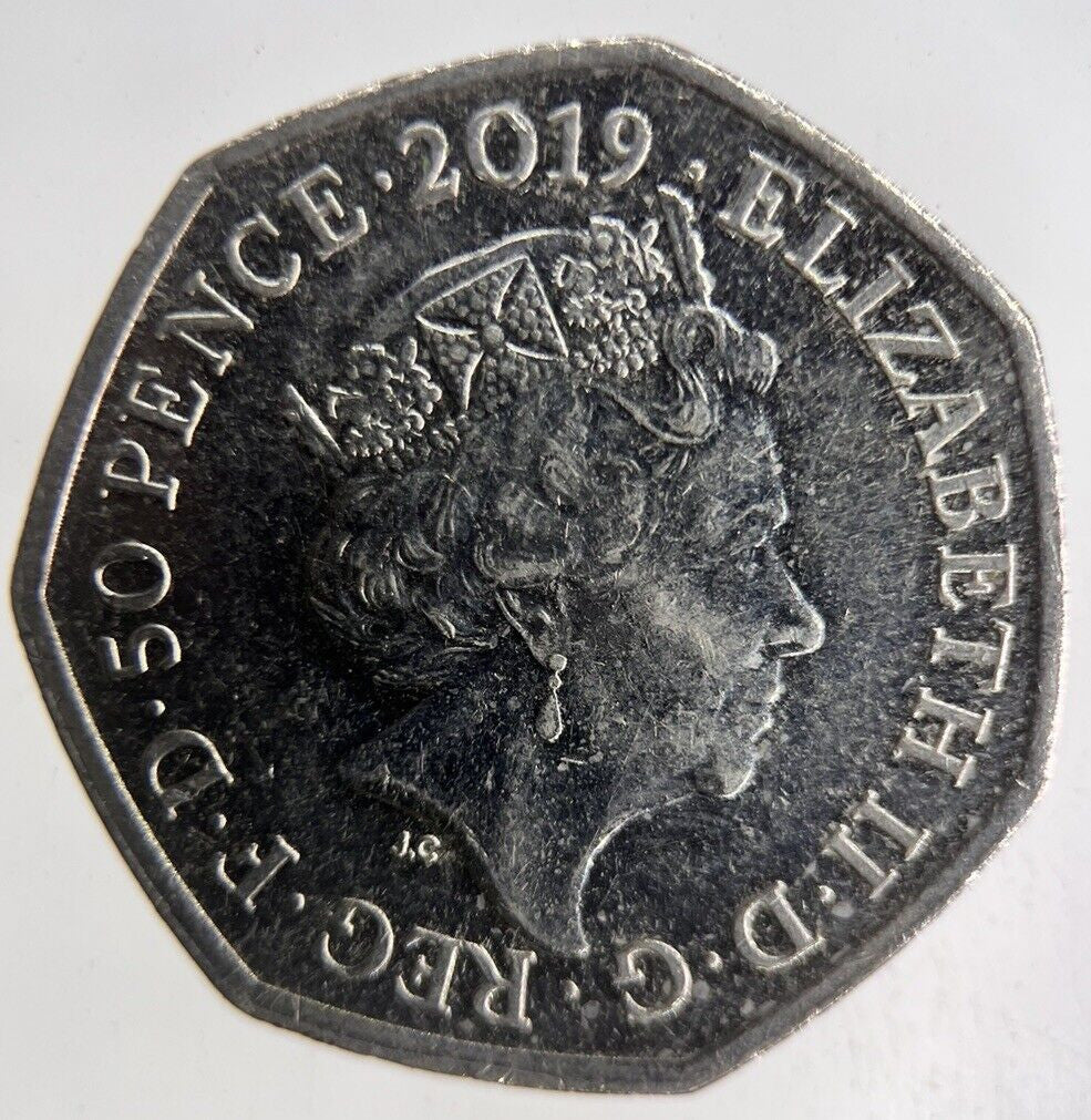 2019 Paddington Bear 50p Fifty - Pence Coin | Fine Collectable Grade
