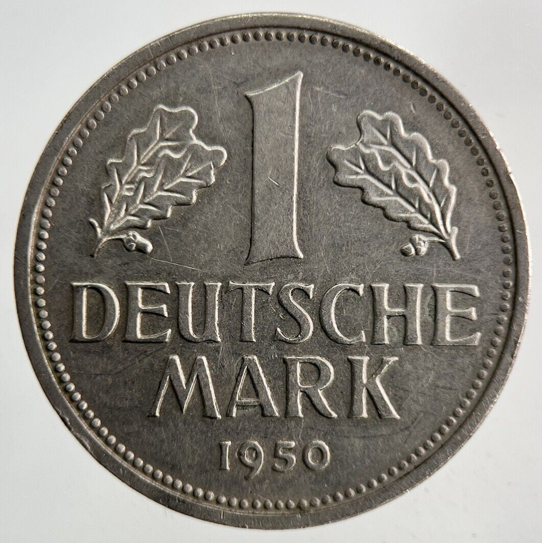 1950 Germany 1 Mark Coin | Fine Collectable Grade