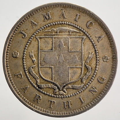 1900 Jamaica Victoria Farthing Coin | Very High Grade | a5636