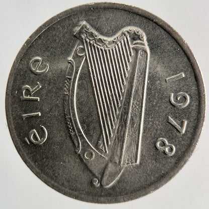 1978 Irish 5p Five - Pence Coin | Fine Collectable Grade