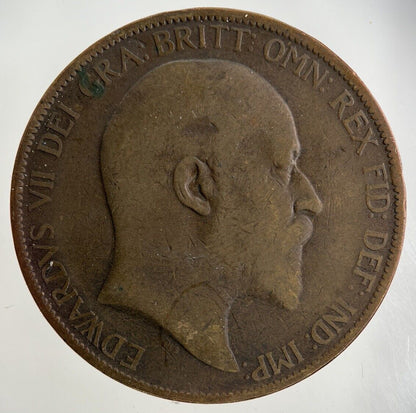 1902 Edward VII One Penny Coin | Collectable Grade