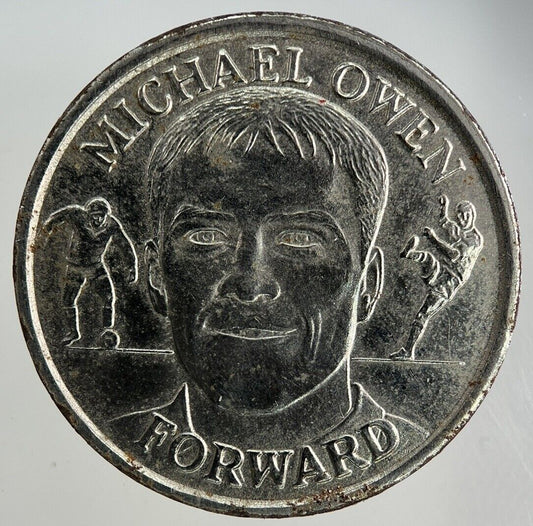 1998 England Football Michael Owen Forward Token Coin | Fine Collectable Grade