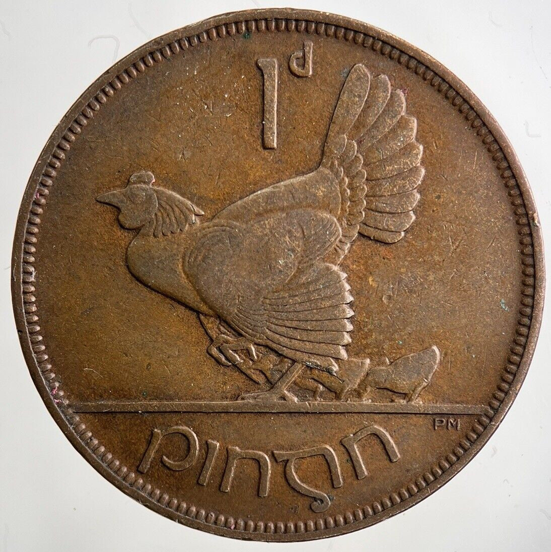 1928 Irish One Penny Coin | Fine Collectable Grade