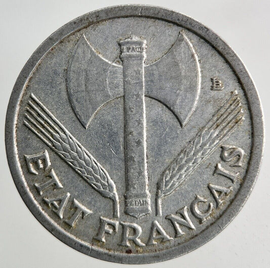 1943 France 1 Franc Coin | Fine Collectable Grade