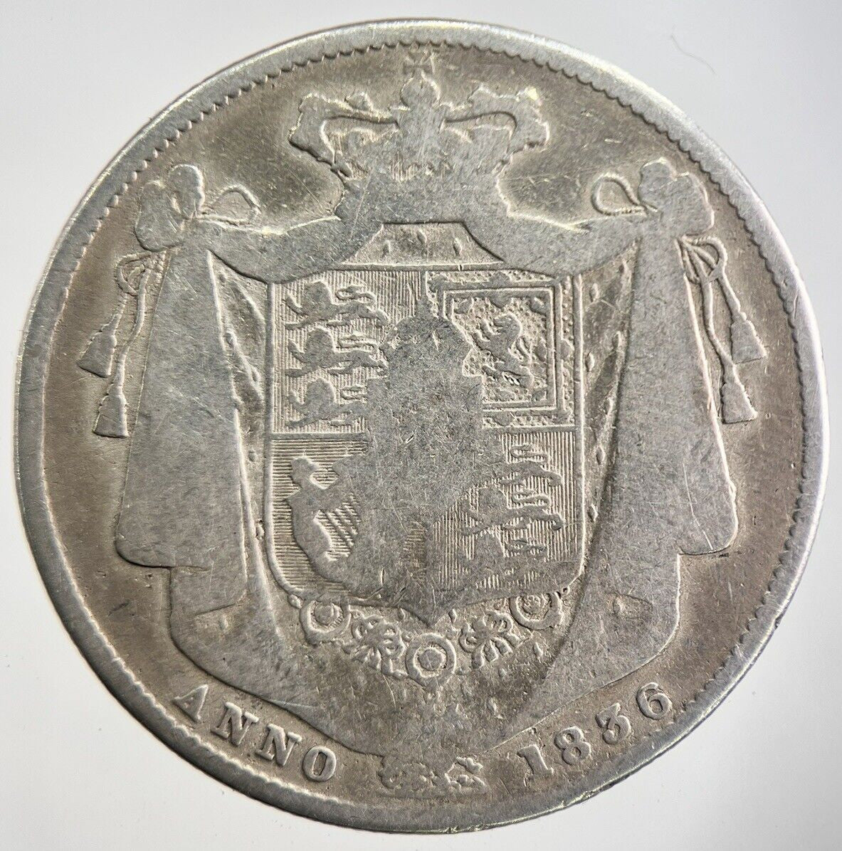 1836 William IV Half Crown Silver Coin | Collectable Grade | a7722