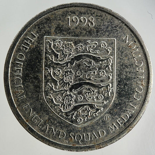 1998 England Football Sol Campbell Defender Token Coin | Fine Collectable Grade