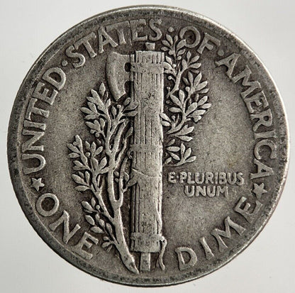 1943 US USA Mercury One Dime Silver Coin | Collectable Grade