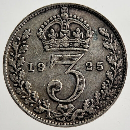 1925 George V Threepence Silver Coin | Very High Grade | a8583