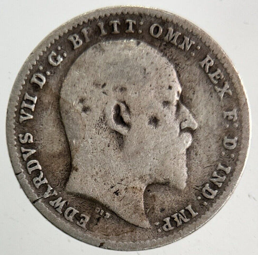 1902 Edward VII Threepence Silver Coin | Collectable Grade