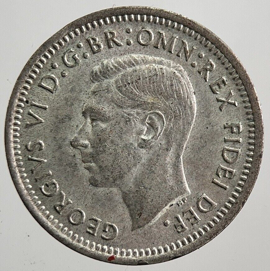 1951 Australia Threepence Silver Coin | Very High Grade | a8001