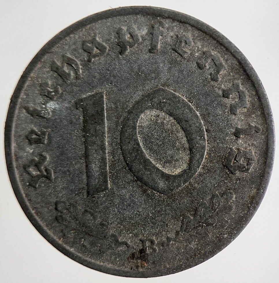 1940 Germany Nazi 10 Pfennig Coin | Fine Collectable Grade
