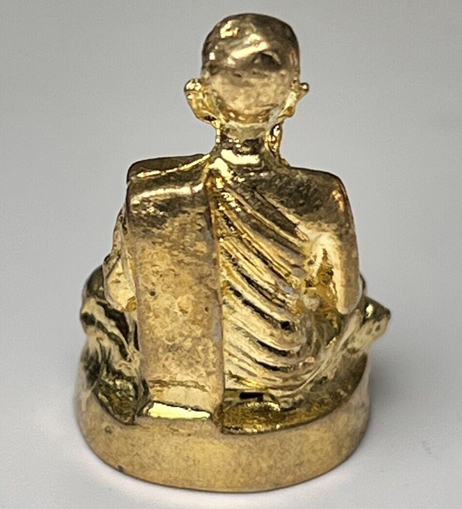 Old Thailand Mini Monk Charm Statue | 2.3cm Tall | Collectable Grade | a1698