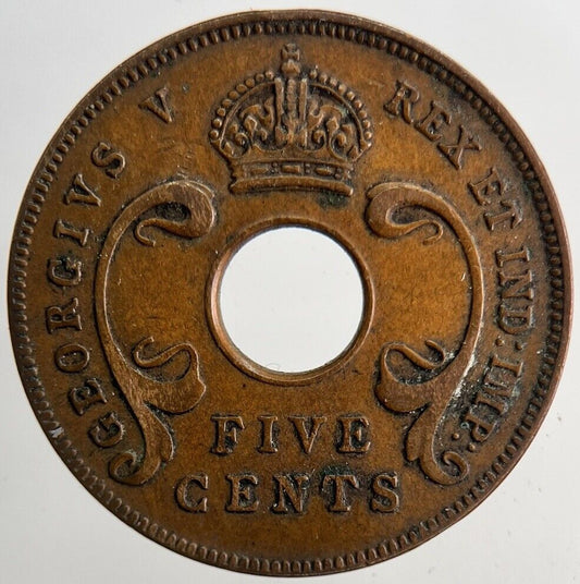 1935 East Africa 5 Cents Coin | Very High Grade | a6574