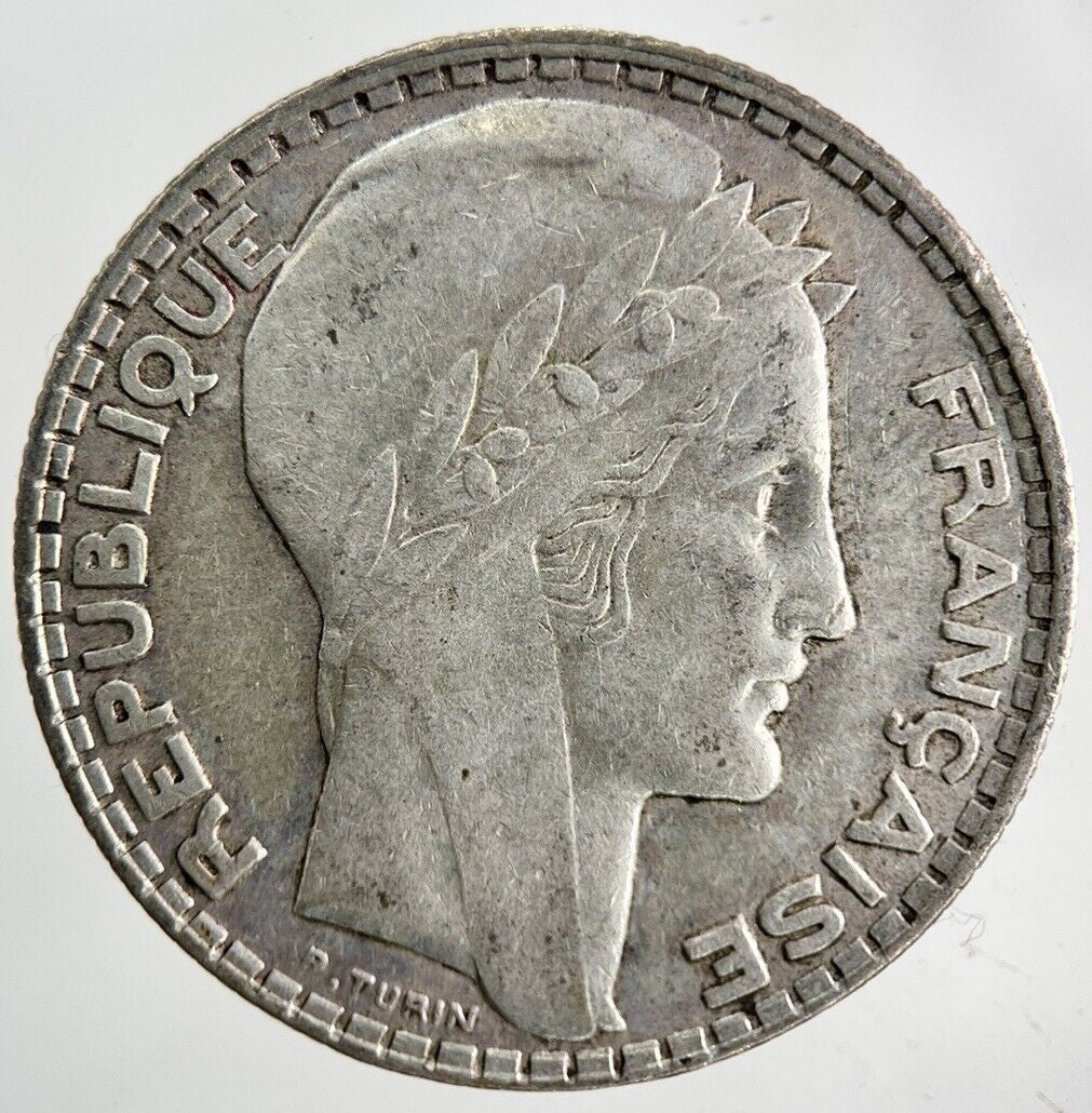 1929 France 10 Francs Silver Coin | Very High Grade