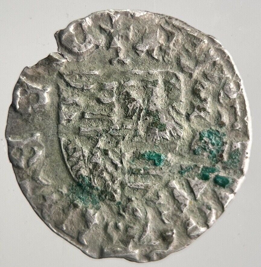 Medieval Crusades Hammered Double Cross Silver Coin | Collectable Grade | a4410