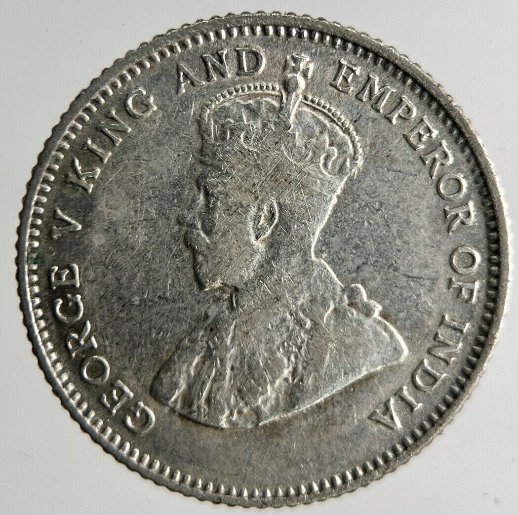 1926 Malaya Settlement Straits 10 Cents Silver Coin | Fine Collectable Grade