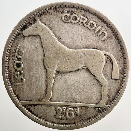 1939 Irish Half - Crown Silver Coin | Fine Collectable Grade | a3832