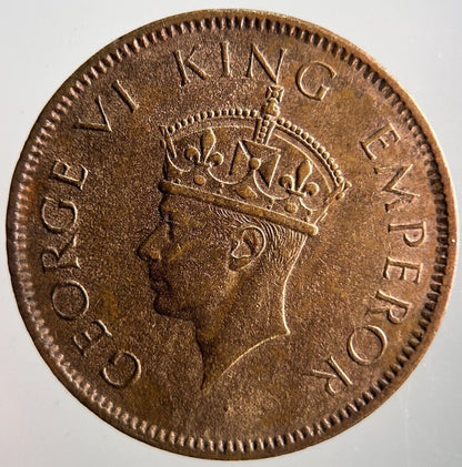 1940 India Quarter 1/4 Anna Coin | Very High Grade | a4122