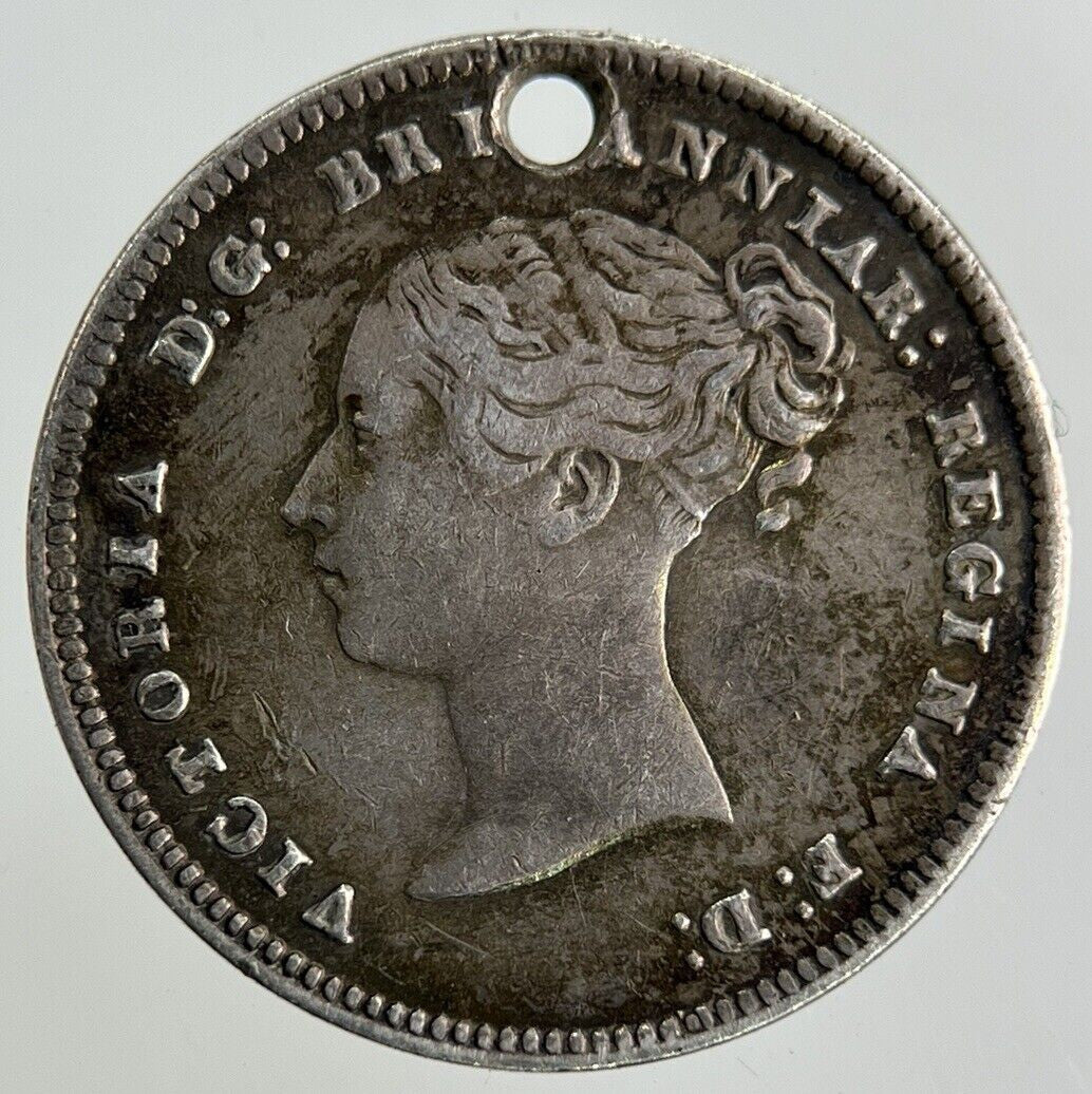 1859 Victoria Maundy Four - Pence Silver Coin | Very High Grade