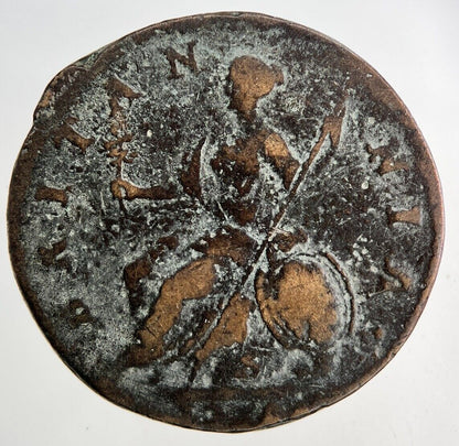 1755 George II 2nd Half-Penny Coin | Collectable Grade