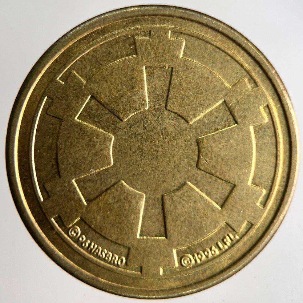 1996 Star Wars Imperial Gaming Credit Token Coin | Fine Collectable Grade