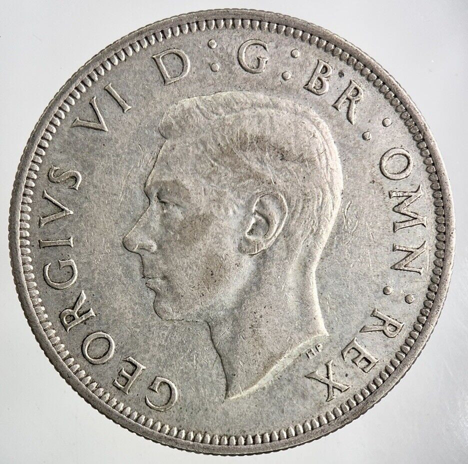 1946 George VI Half - Crown Silver Coin | Fine Collectable Grade