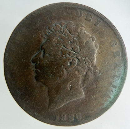 1826 George IV Half - Penny Coin | Collectable Grade