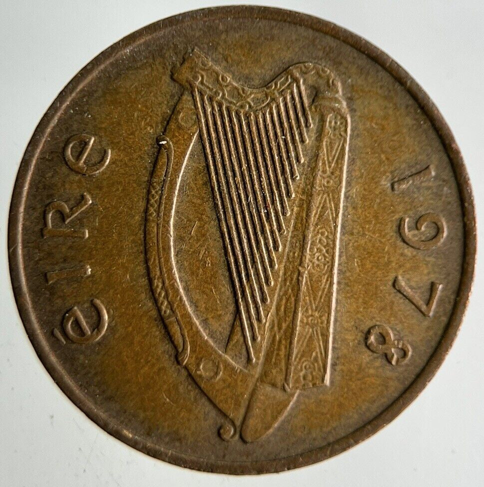 1978 Irish 1p One - Penny Coin | Fine Collectable Grade