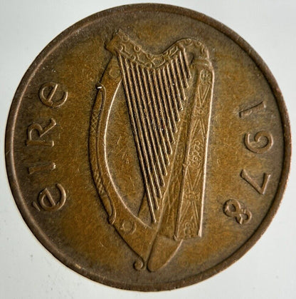 1978 Irish 1p One - Penny Coin | Fine Collectable Grade