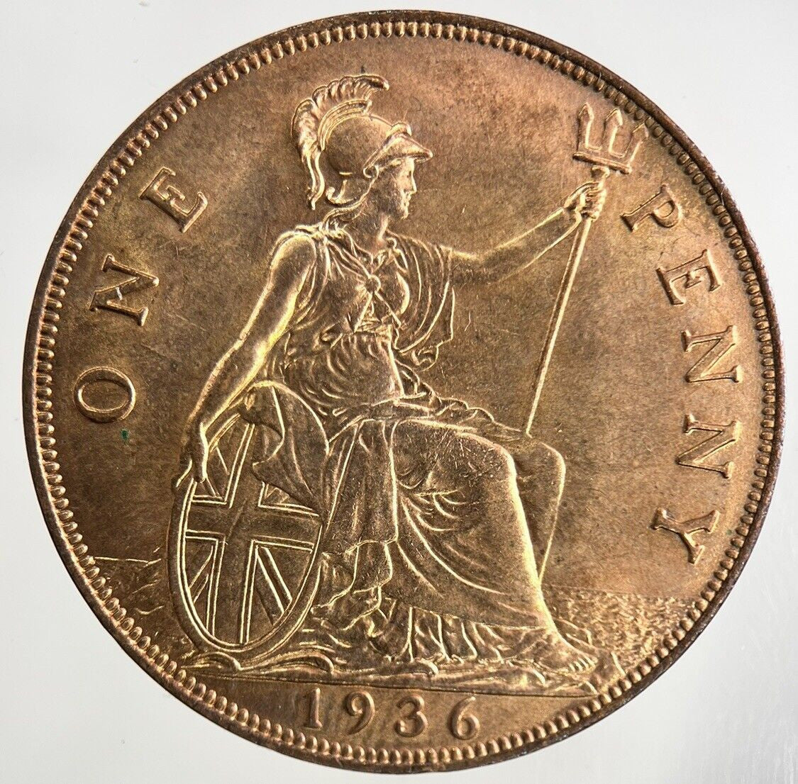 1936 George V One Penny Coin | Very Fine Grade