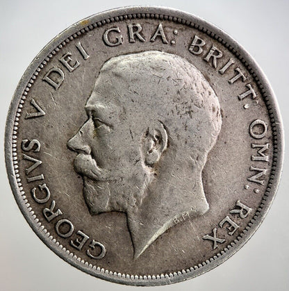 1915 George V Half - Crown Silver Coin | Very High Grade | a2738