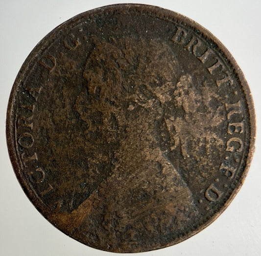 1863 Victoria Half-Penny Coin | Collectable Grade