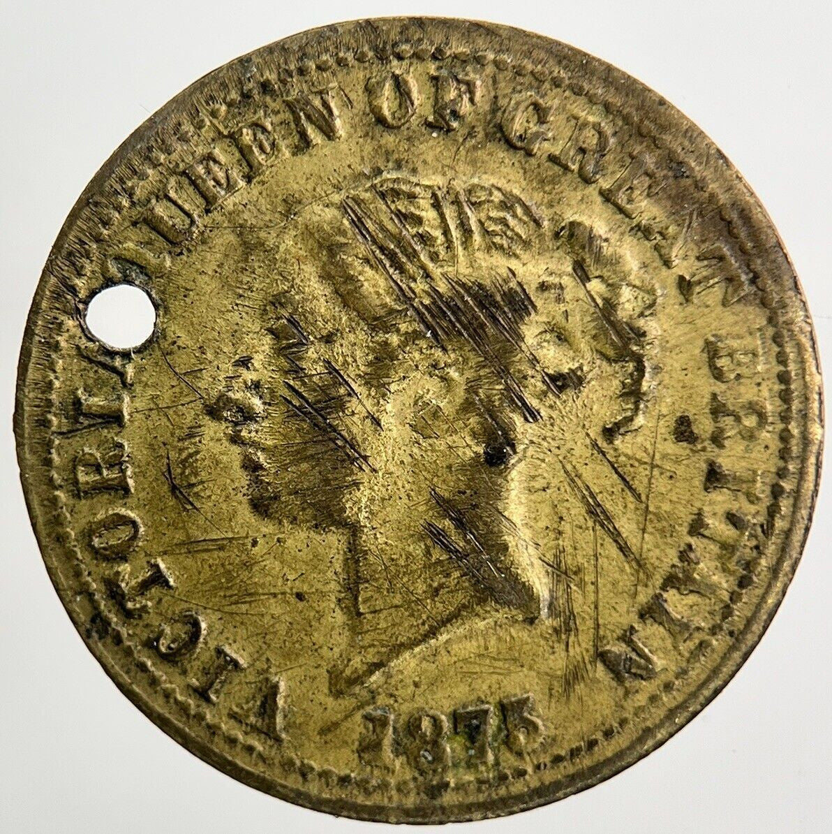 Old Victoria Prince Of Wales Toy Money Token Coin | Collectable Grade
