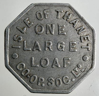 British Isle Of Thanet Co - Op 1 Large Loaf Token Coin | Collectable Grade