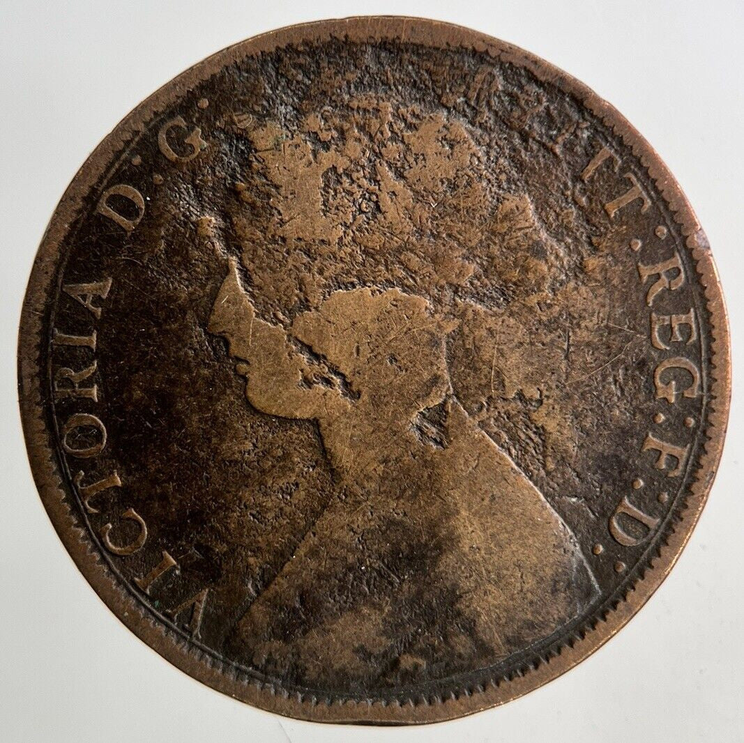 1863 Canada Nova Scotia 1 Cent Coin | Fair Grade