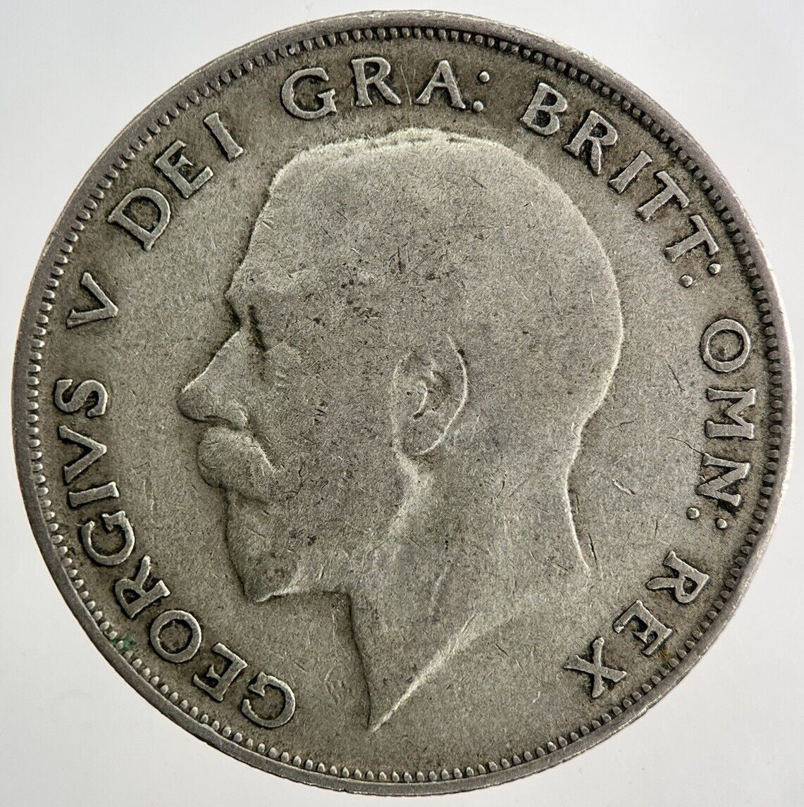 1921 George V Half - Crown Silver Coin | Fine Collectable Grade