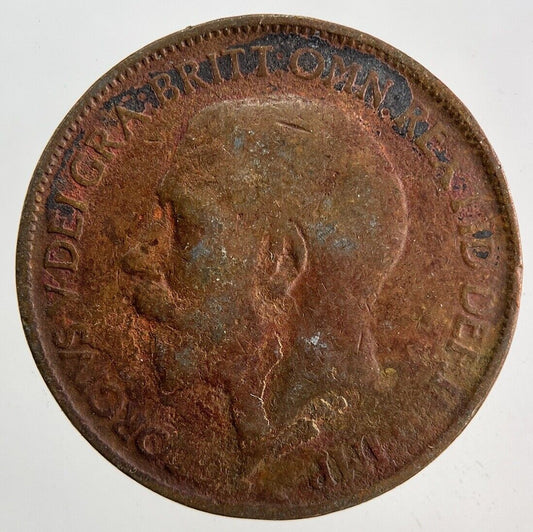 1921 George V Half - Penny Coin | Collectable Grade