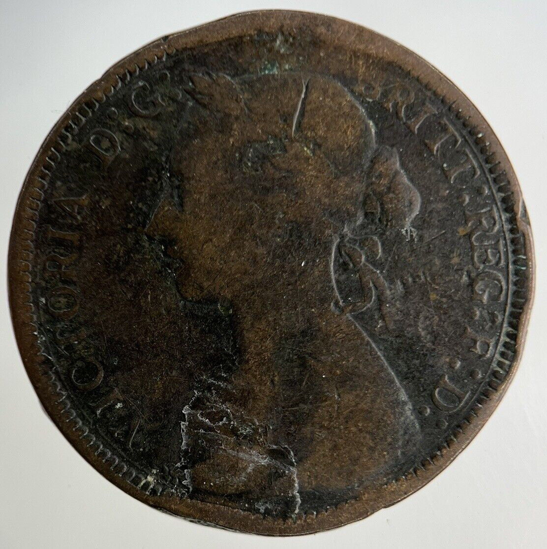 1889 Victoria Half - Penny Coin | Collectable Grade