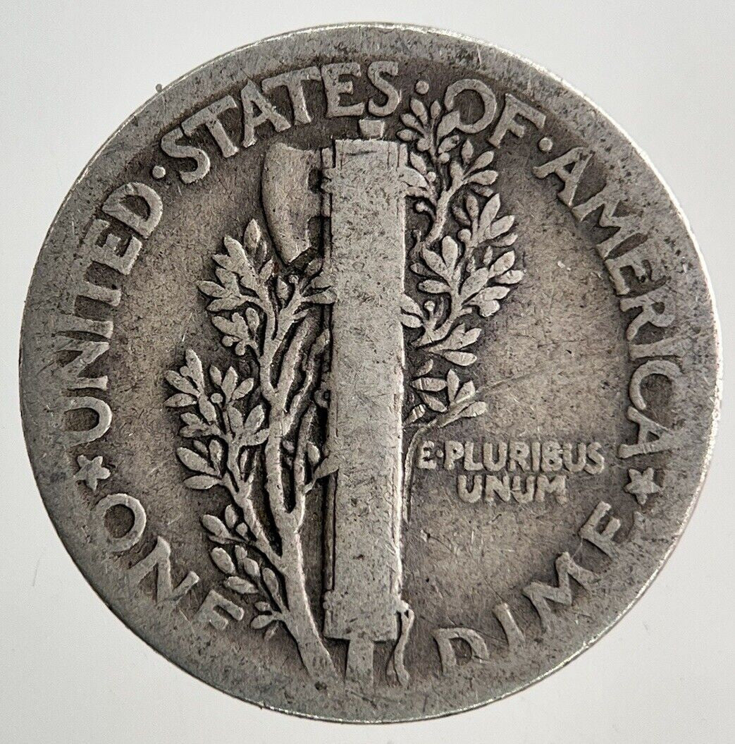 1935 US USA Mercury One Dime Silver Coin | Collectable Grade