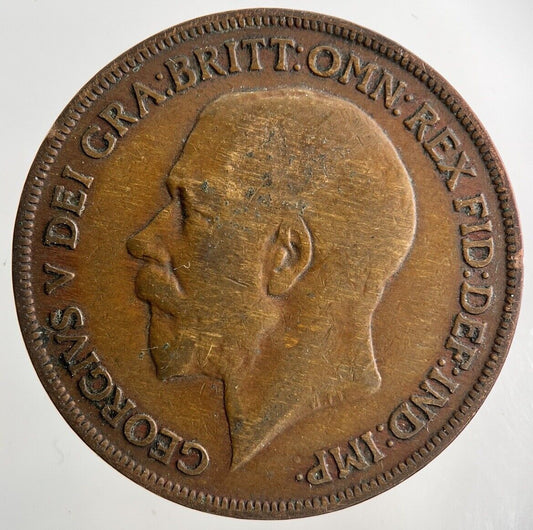 1920 George V One Penny Coin | Collectable Grade