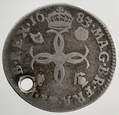 1683 Charles II 2nd Maundy Four - Pence Silver Coin | Collectable Grade
